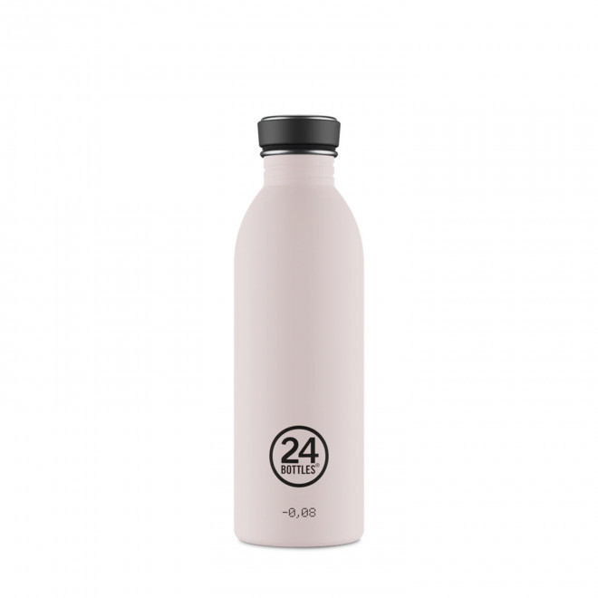 BOUTEILLE PERSONNALISEE EN INOX 500ML 'URBAN 24 BOTTLES' - crème