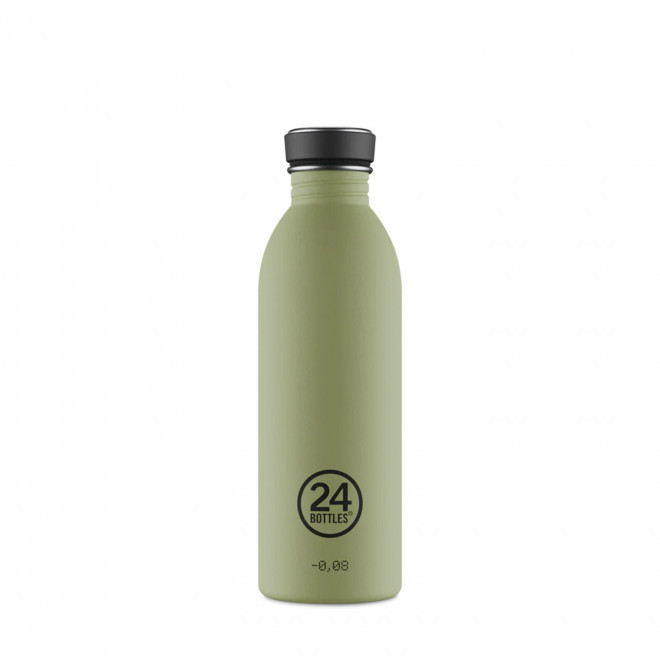 BOUTEILLE PERSONNALISEE EN INOX 500ML 'URBAN 24 BOTTLES' - kaki