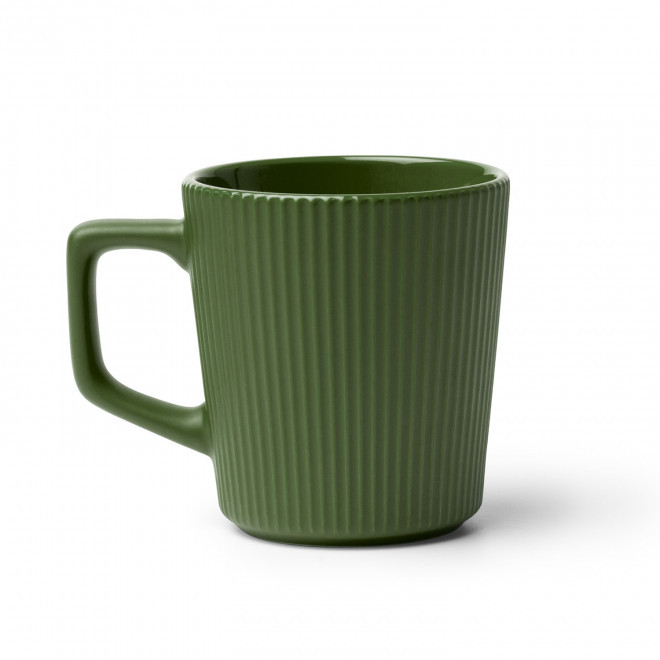 MUG EN CERAMIQUE CANNELE 320ML PERSONNALISABLE 'BRODO' - vert