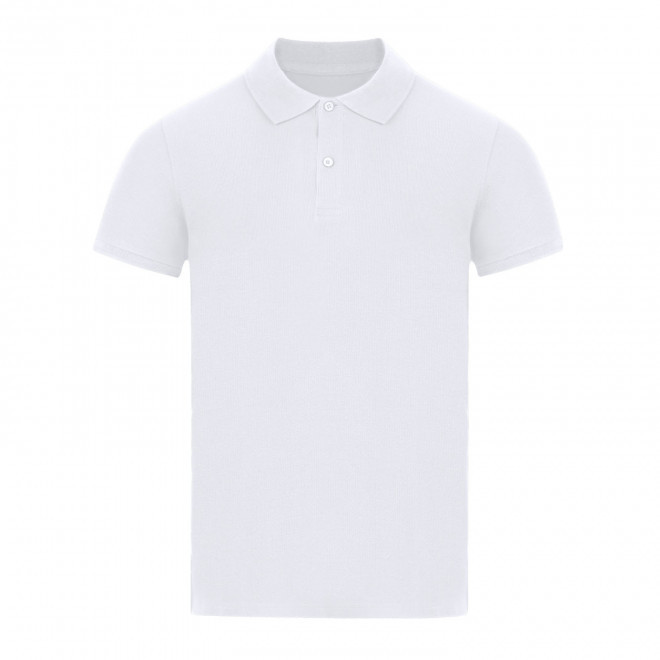POLO HOMME PERSONNALISABLE BLANC 'CHARLES' - blanc