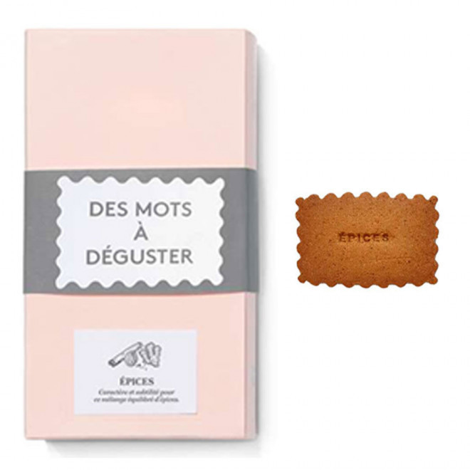 BOITE DE 12 BISCUITS PERSONNALISES 'YUMY' - épices