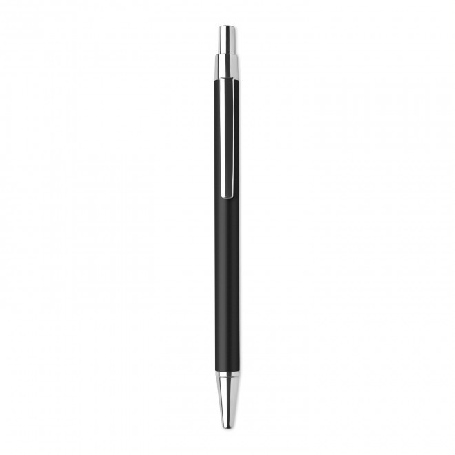 STYLO EN ALUMINIUM PERSONNALISABLE 'JURA RECYCLE'  - noir
