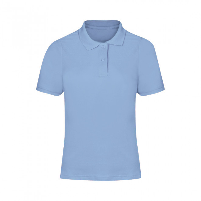 POLO FEMME COULEUR PERSONNALISABLE 'CHARLES' - bleu clair