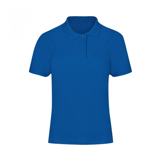 POLO FEMME COULEUR PERSONNALISABLE 'CHARLES' - bleu