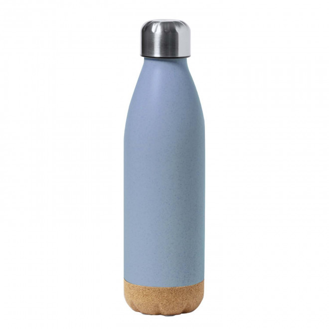 BOUTEILLE BI MATIERE 550 ML PERSONNALISABLE 'FIERRO LIEGE' - bleu