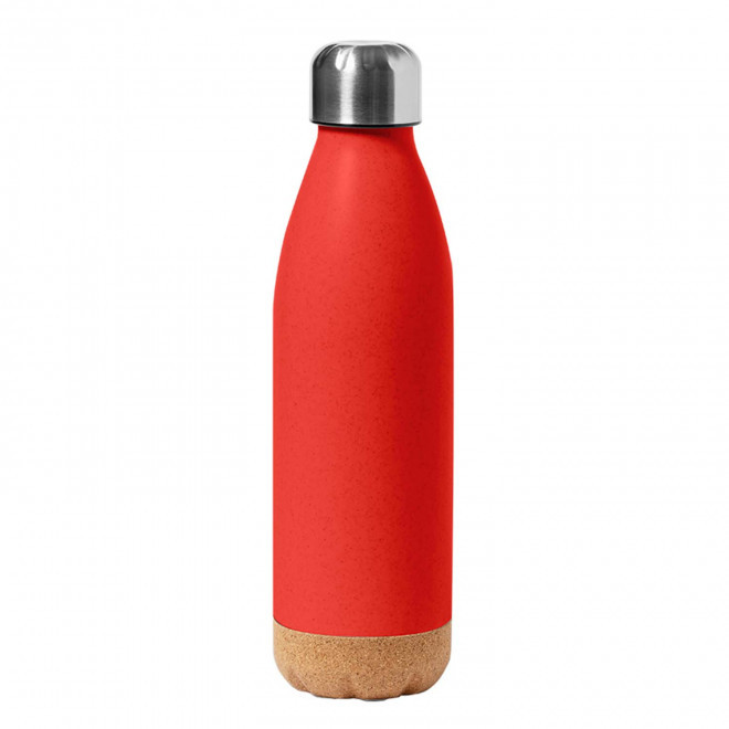 BOUTEILLE BI MATIERE 550 ML PERSONNALISABLE 'FIERRO LIEGE' - rouge