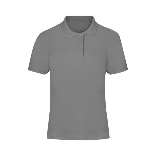 POLO FEMME COULEUR PERSONNALISABLE 'CHARLES' - gris