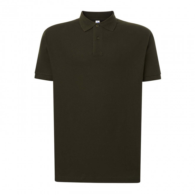 POLO HOMME COULEUR PERSONNALISABLE 210G 'JHK ESSENTIAL' - vert forêt