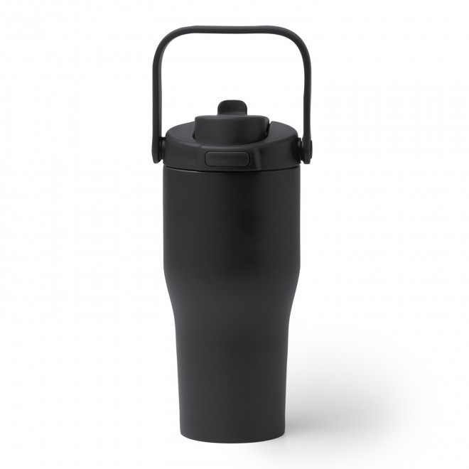 MUG NOMADE ISOTHERME 550ML PERSONNALISABLE 'VERSATI' - noir