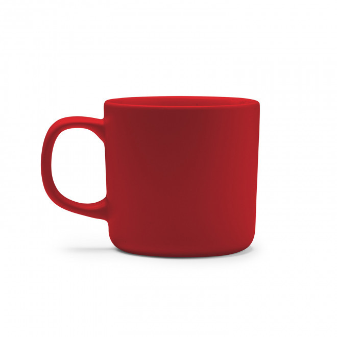 MUG CERAMIQUE MAT 300ML PERSONNALISABLE 'LILO' - rouge