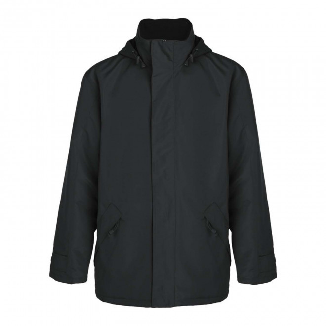 RAPIDE 4J - PARKA PUBLICITAIRE HOMME 'EUROPA' - gris foncé