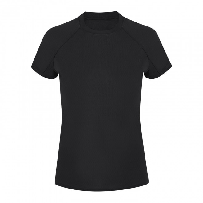 TEE-SHIRT DE SPORT FEMME PERSONNALISABLE 'TAGODA 2.0' - noir