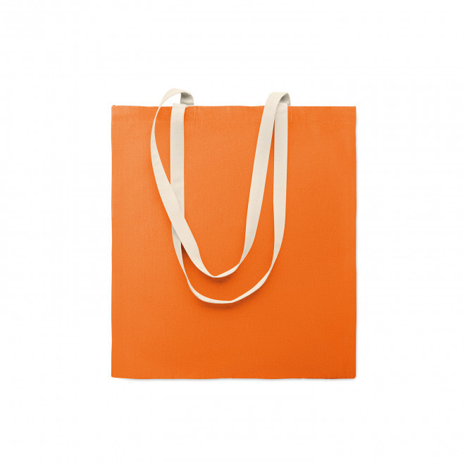 TOTE BAG PUBLICITAIRE BI COULEUR 140 GR 'AURIANOS' - orange
