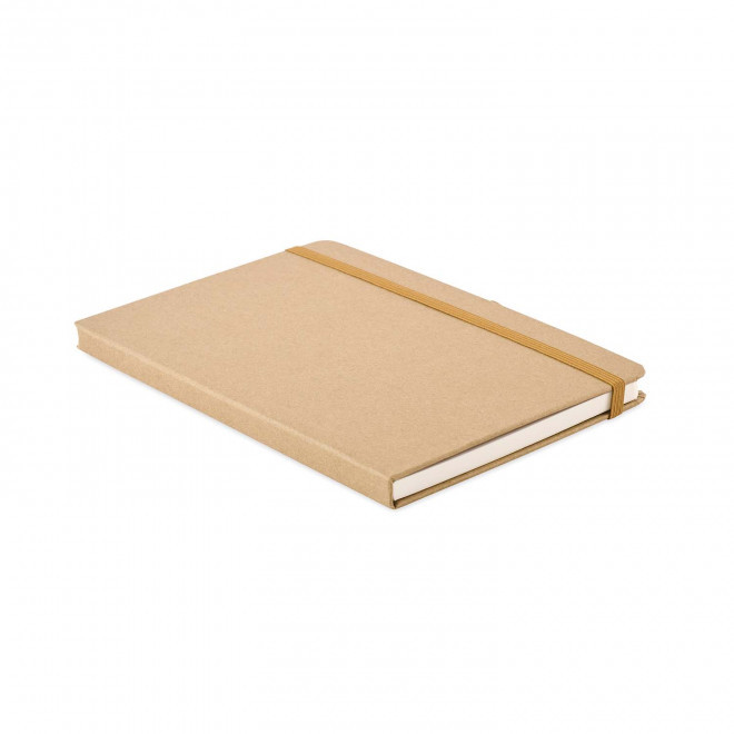 CARNET A5 MULTIFONCTIONS CARTON PERSONNALISABLE 'IDEOS' - brun