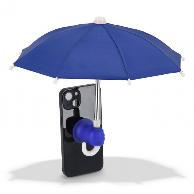 PARAPLUIE PERSONNALISABLE POUR TELEPHONE 'RANINO' - bleu