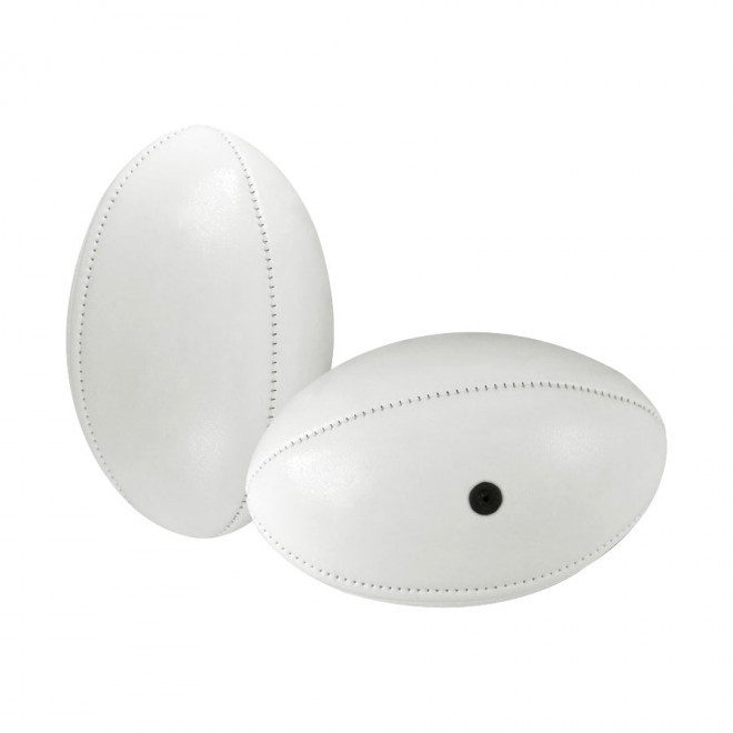 MINI BALLON DE RUGBY PERSONNALISÉ 'DROPS MINI' - blanc