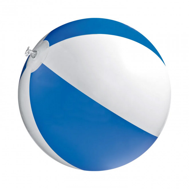 BALLON PLAGE PERSONNALISABLE 'GRAND PLAYA' - bleu