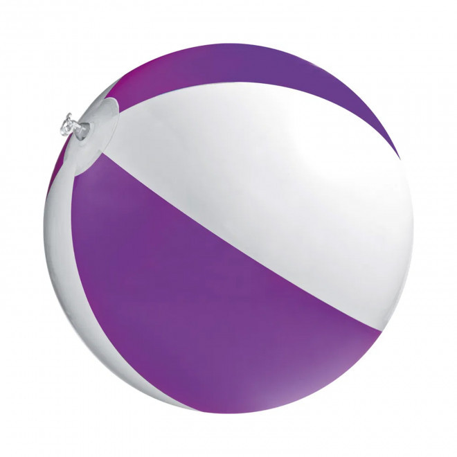 BALLON PLAGE PERSONNALISABLE 'GRAND PLAYA' - violet