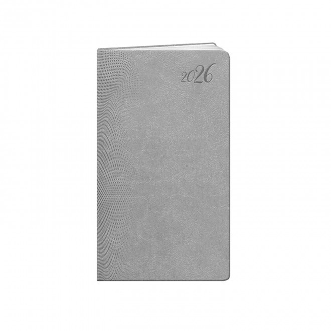 AGENDA PERSONNALISÉ 2026 PERSONNALISABLE 'PHARO' - gris clair