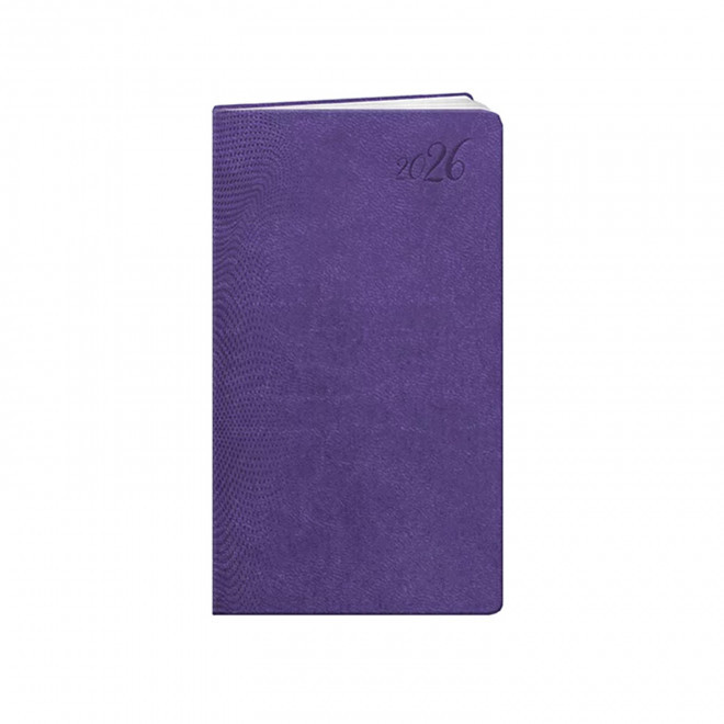 AGENDA PERSONNALISÉ 2026 PERSONNALISABLE 'PHARO' - violet