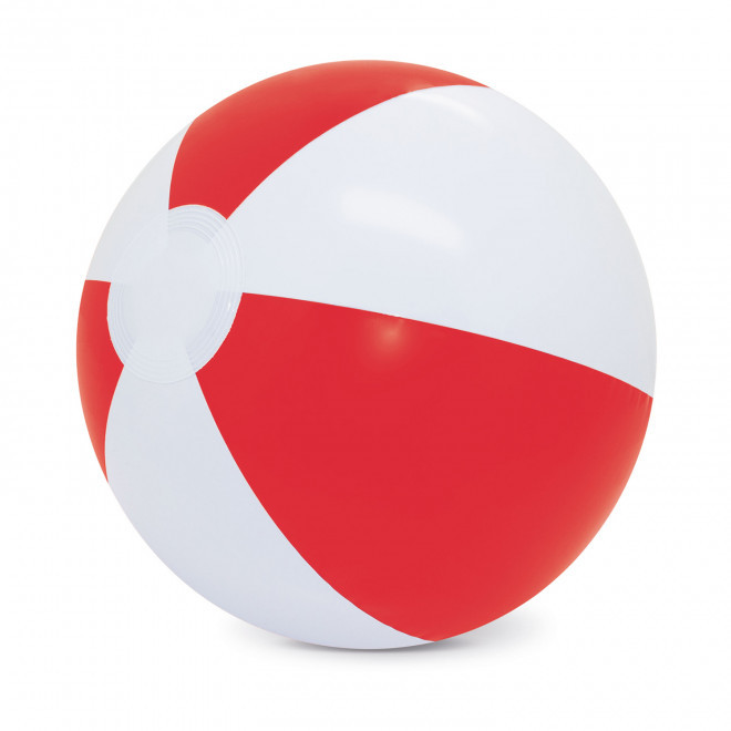 BALLON DE PLAGE PUBLICITAIRE 'PETIT PLAYA' - rouge