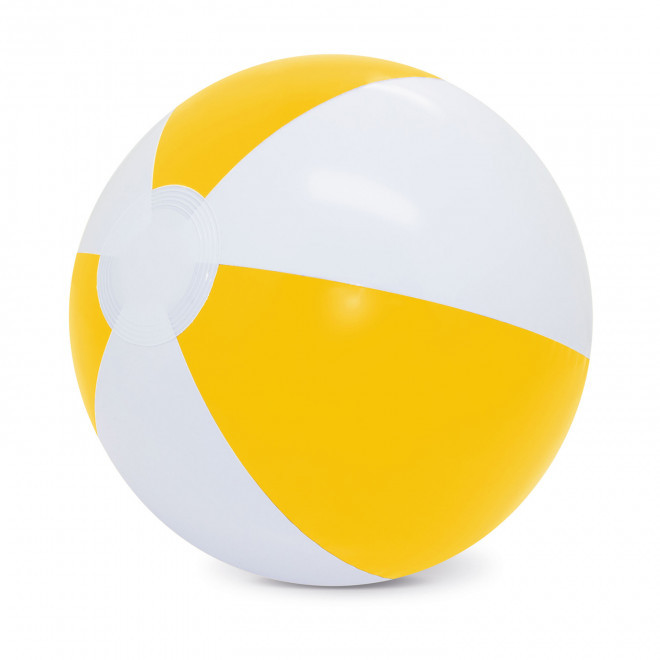BALLON DE PLAGE PUBLICITAIRE 'PETIT PLAYA' - jaune