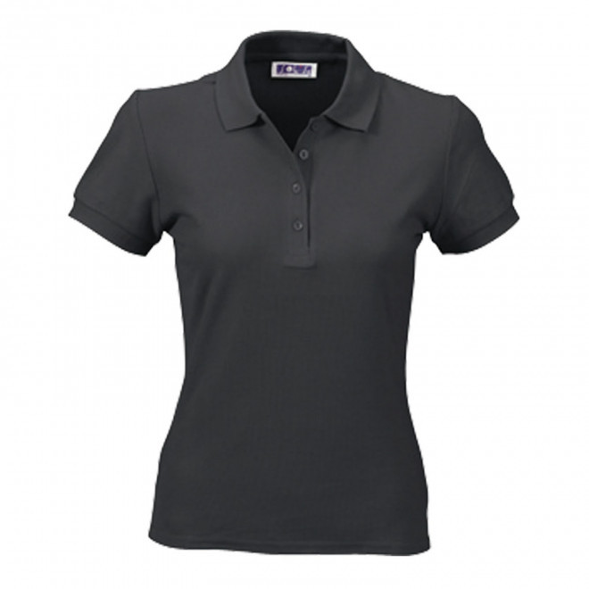 RAPIDE 4J  POLO PUBLICITAIRE FEMME 'PEOPLE' COULEUR 210 GR/M² - noir