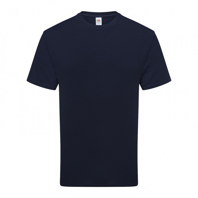 TEE-SHIRT PERSONNALISABLE MIXTE COULEUR BIO 'HARBRO' - bleu marine
