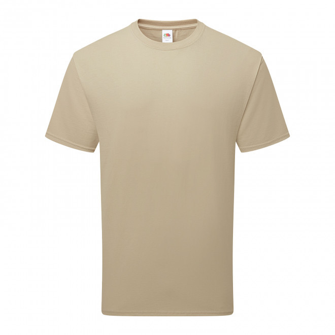 TEE-SHIRT PERSONNALISABLE MIXTE COULEUR BIO 'HARBRO' - sable