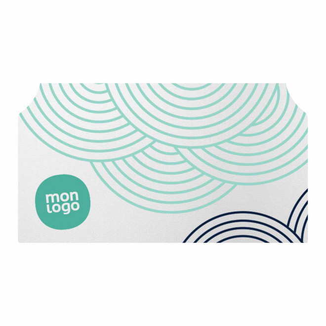 COUVRE BARRIERE PERSONNALISABLE EN PVC SANS COINS 'VAUBAN' - 200 x 110 cm