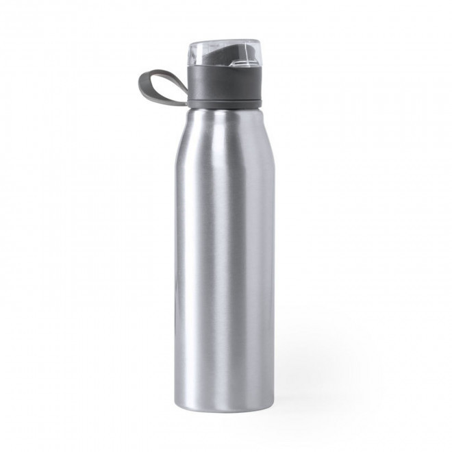 BOUTEILLE PERSONNALISÉE EN ALUMINIUM 'KILA' - argenté