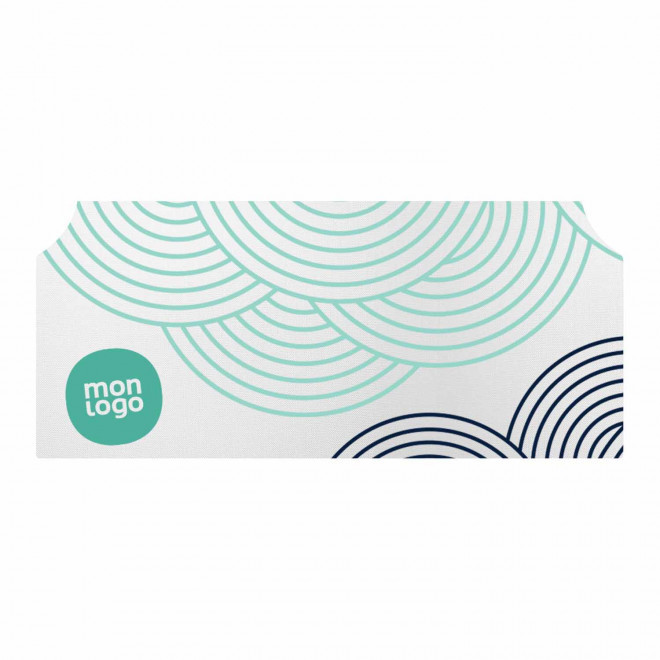 COUVRE BARRIERE PERSONNALISABLE EN PVC SANS COINS 'VAUBAN' - 250 x 110 cm