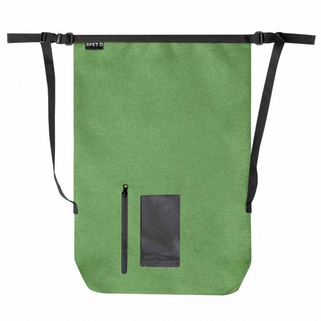 SAC IMPERMEABLE PERSONNALISABLE RPET 'TARRA PHONESIDE' - vert