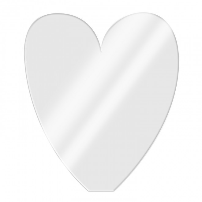 TROPHEE EN ACRYLIQUE PERSONNALISABLE 'UKITA' - coeur