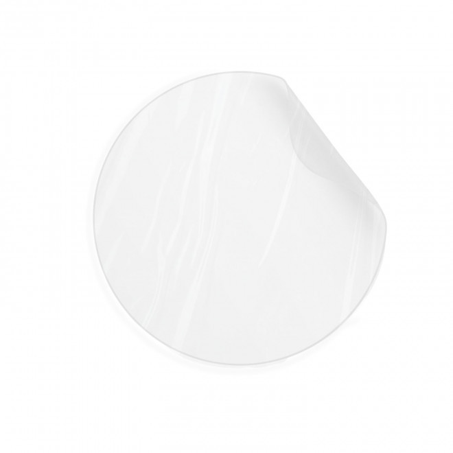 ETIQUETTE FERME SACHET PERSONNALISABLE 'ONAKA ARGENT' - rond 5 cm