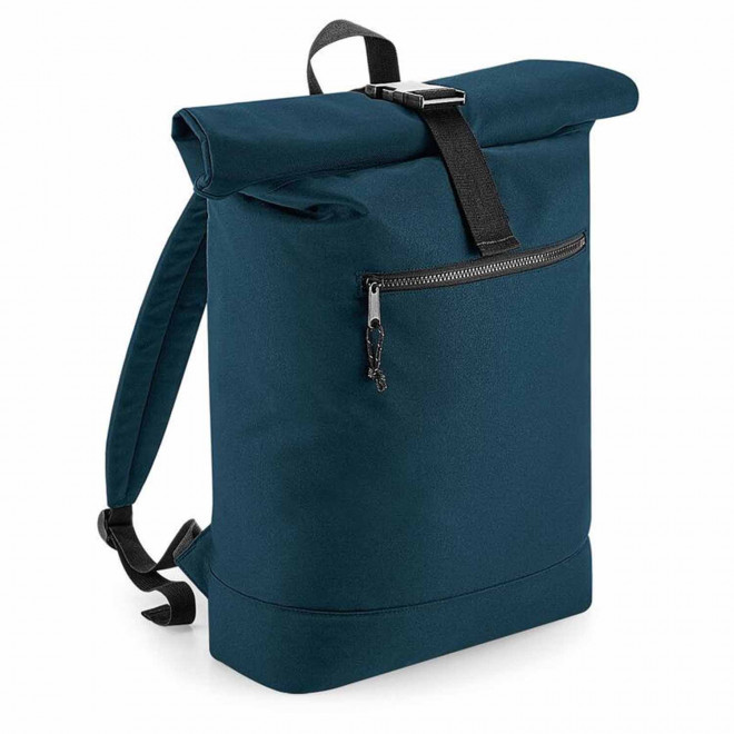SAC A DOS ORDINATEUR PERSONNALISABLE 'BACKI' - bleu petrole