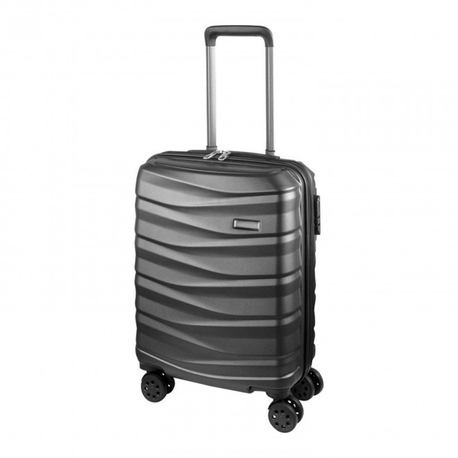 VALISE MIE RIGIDE PERSONNALISABLE 'KILTO' - gris