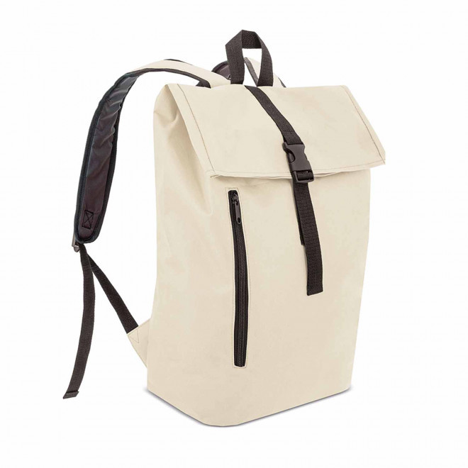 SAC A DOS PERSONNALISABLE EN RPET 'AMELIE' - crème