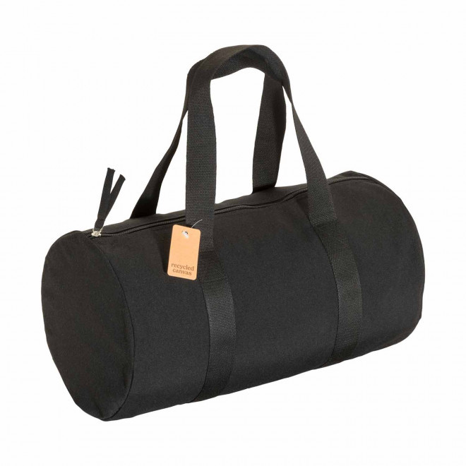 SAC POLOCHON PERSONNALISABLE COTON RECYCLE 'DANIELE' - noir