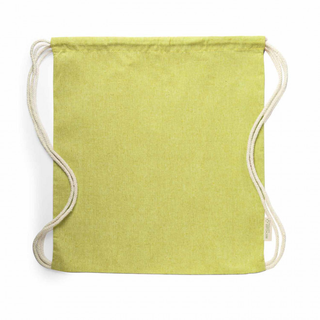 SAC A DOS RECYCLE PERSONNALISABLE 120 GR 'IPORA' - jaune