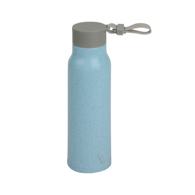 BOUTEILLE EN VERRE PUBLICITAIRE 'DEEPLY' - bleu