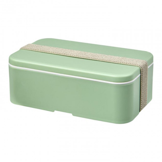 LUNCH BOX BIO PLASTIQUE PERSONNALISABLE 'STOBO' - vert d eau
