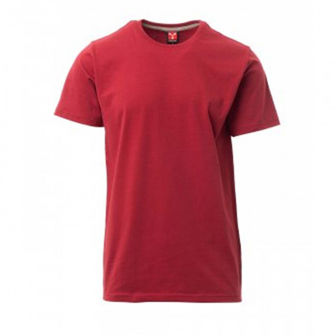 TEE-SHIRT PERSONNALISE HOMME PAYPER® 'SUNRISE' - bordeaux