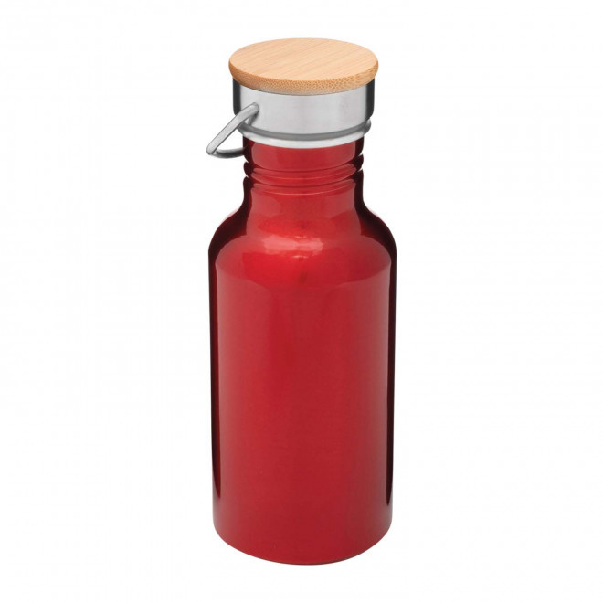GOURDE ALU 550 ML 'CHEDDY COLOR' - rouge