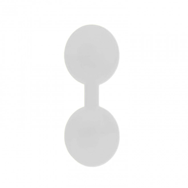 CLIP MAGNETIQUE REFLE PERSONNALISABLE 'CLIOFLO ROND' - blanc