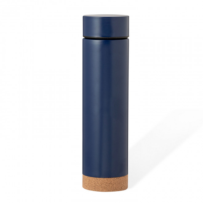 BOUTEILLE ISOTHERME LIEGE 470 ML PERSONNALISABLE 'NIROX' - marine