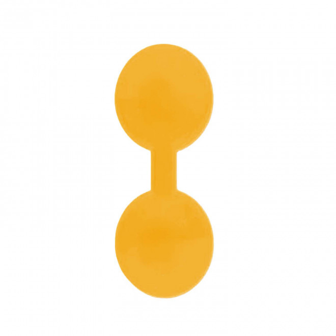 CLIP MAGNETIQUE REFLE PERSONNALISABLE 'CLIOFLO ROND' - gold