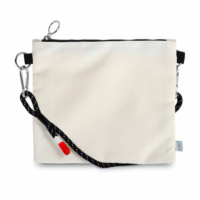 SACOCHE CORDES RPET PERSONNALISABLE 'KORDOS' - beige