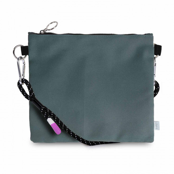 SACOCHE CORDES RPET PERSONNALISABLE 'KORDOS' - gris