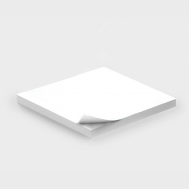 MEMOS REPOSITIONNABLES PERSONNALISABLE 'REPOZI CARRE' - blanc 50 feuilles